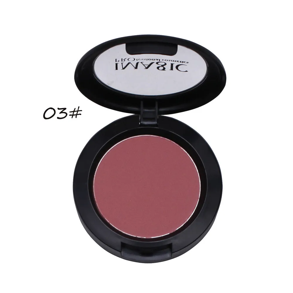 Black makeup blusher palette Long-lasting face powder blusher Makeup Baked Cheek Color Blusher j1008 - Цвет: Black