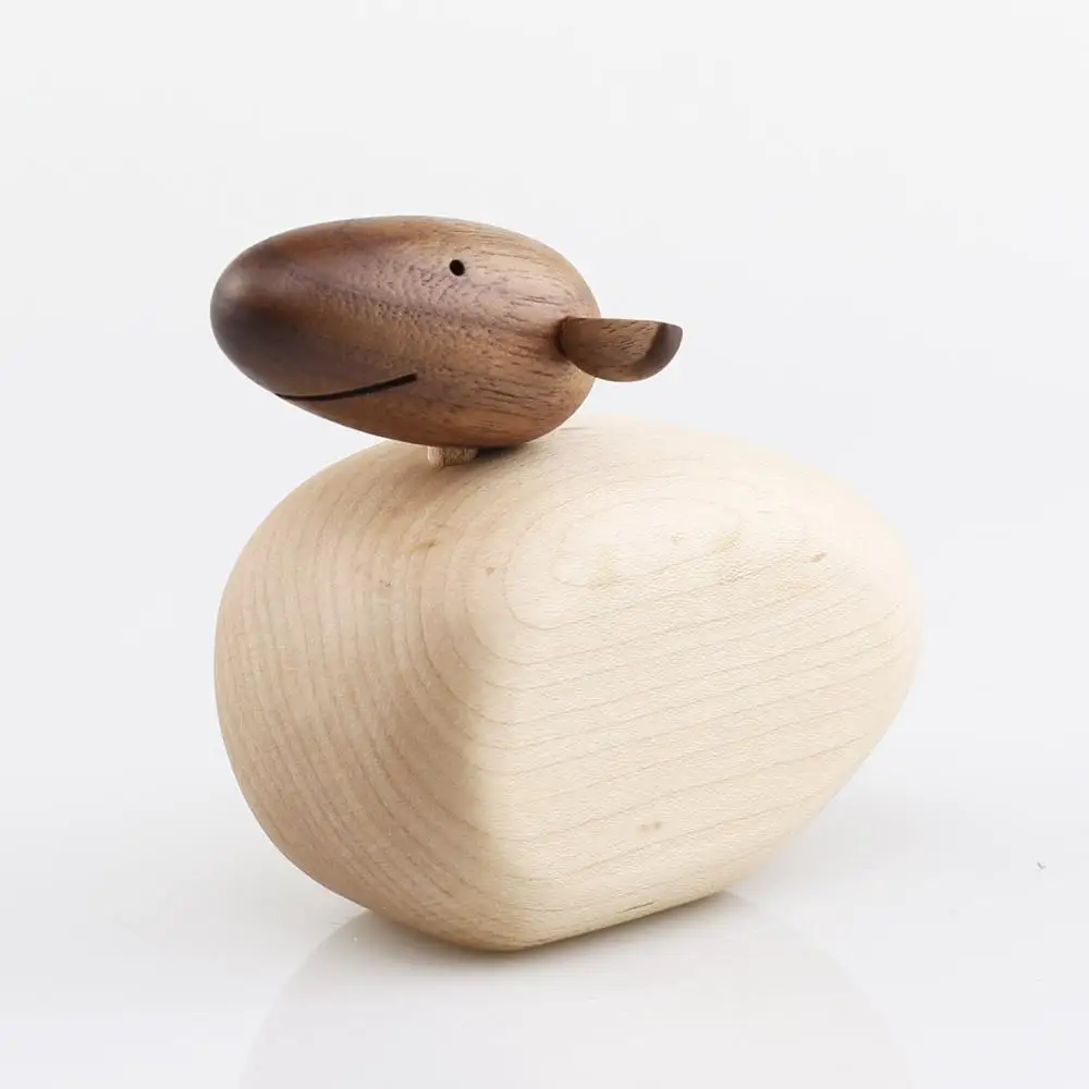 Простой дизайн Скандинавская Дания деревянная овца искусственная Кленовая