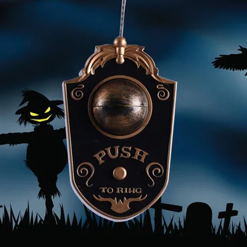 

Creepy Creative Unique Halloween Doorbell Light Up Eyeball Doorbell Door Decorations Party Doorbell Prop for Haunted House