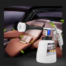 Высокое давление автомойка пистолет-распылитель комплект с насадкой, нейлоновая щетка, 1л Бутылка пены Бытовая пневматическая силовая шайба