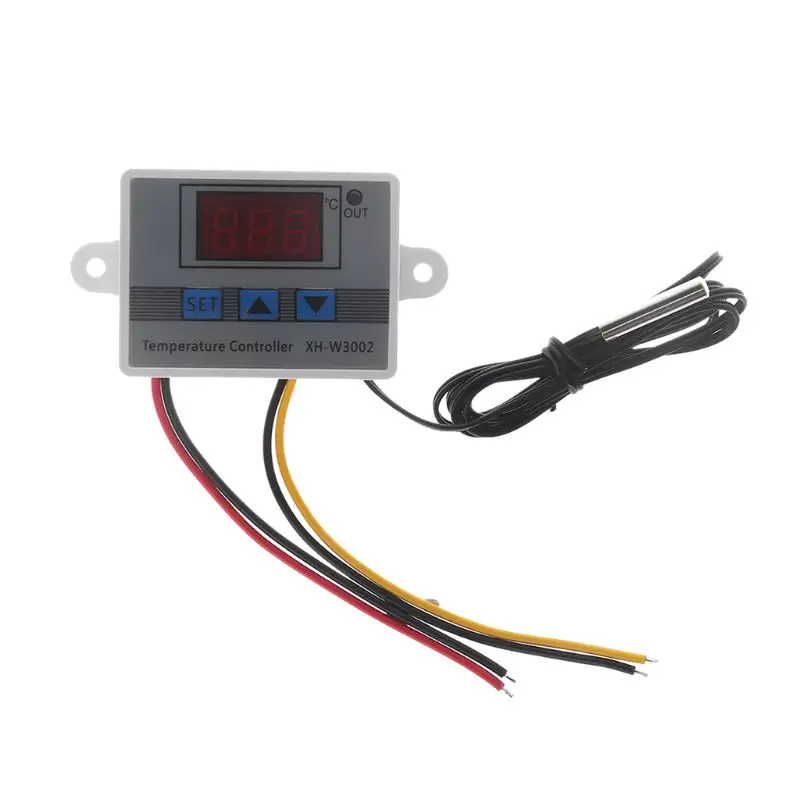 

24V 220V Digital Temperature Controller 10A LED Thermostat Thermoregulator Sensor Meter Regulator