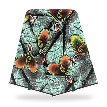 

2020 Ankara African Cotton Wax Prints Fabric African Tissue Wax High Quality African Real Angola Wax Fabric For Party Dress