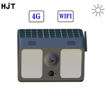 

1080P2.0MP IP Camera Wifi4G Two Channel Audio Full Color Night Vision Human Detection IP67 Solar Low Power Garden Light Camera