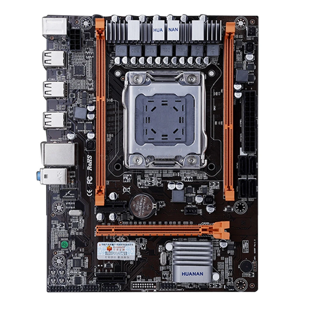 Huananzhi X79 4M материнская плата LGA 2011 USB2.0 SATA2 поддержка REG ECC памяти и процессор Xeon E5 Au27 19 Прямая поставка
