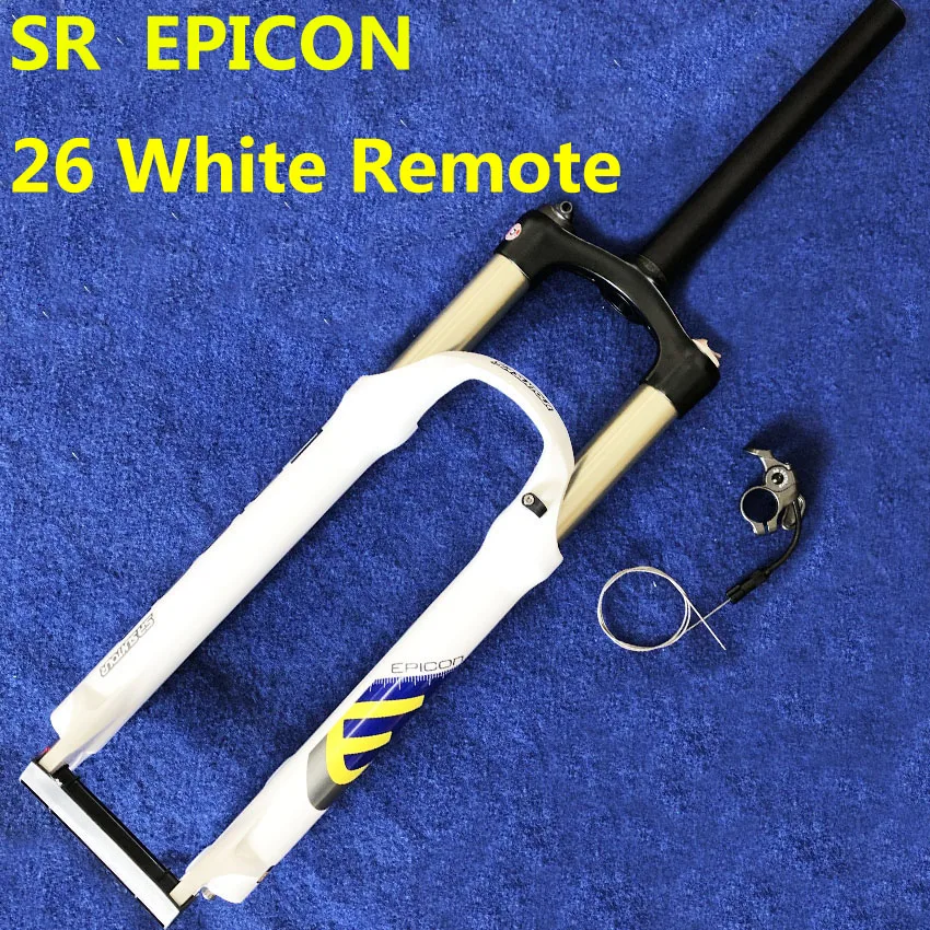 EPICON 26 White Remo EPIXON SR SUNTOUR Велосипедная вилка EPICON 26/27. 5/29er горная Велосипедная вилка MTB амортизирующая передняя вилка для путешествий 100 мм - Цвет: EPICON 26 White Remo