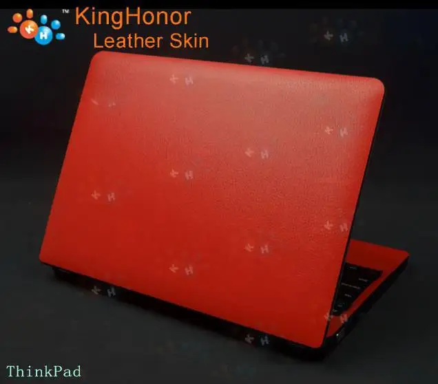 Red Leather skin KH Laptop Carbon fiber Crocodile Snake Leather Sticker Skin Cover Guard Protector for Lenovo Thinkpad T431S 14" - Цвет: Red Leather skin