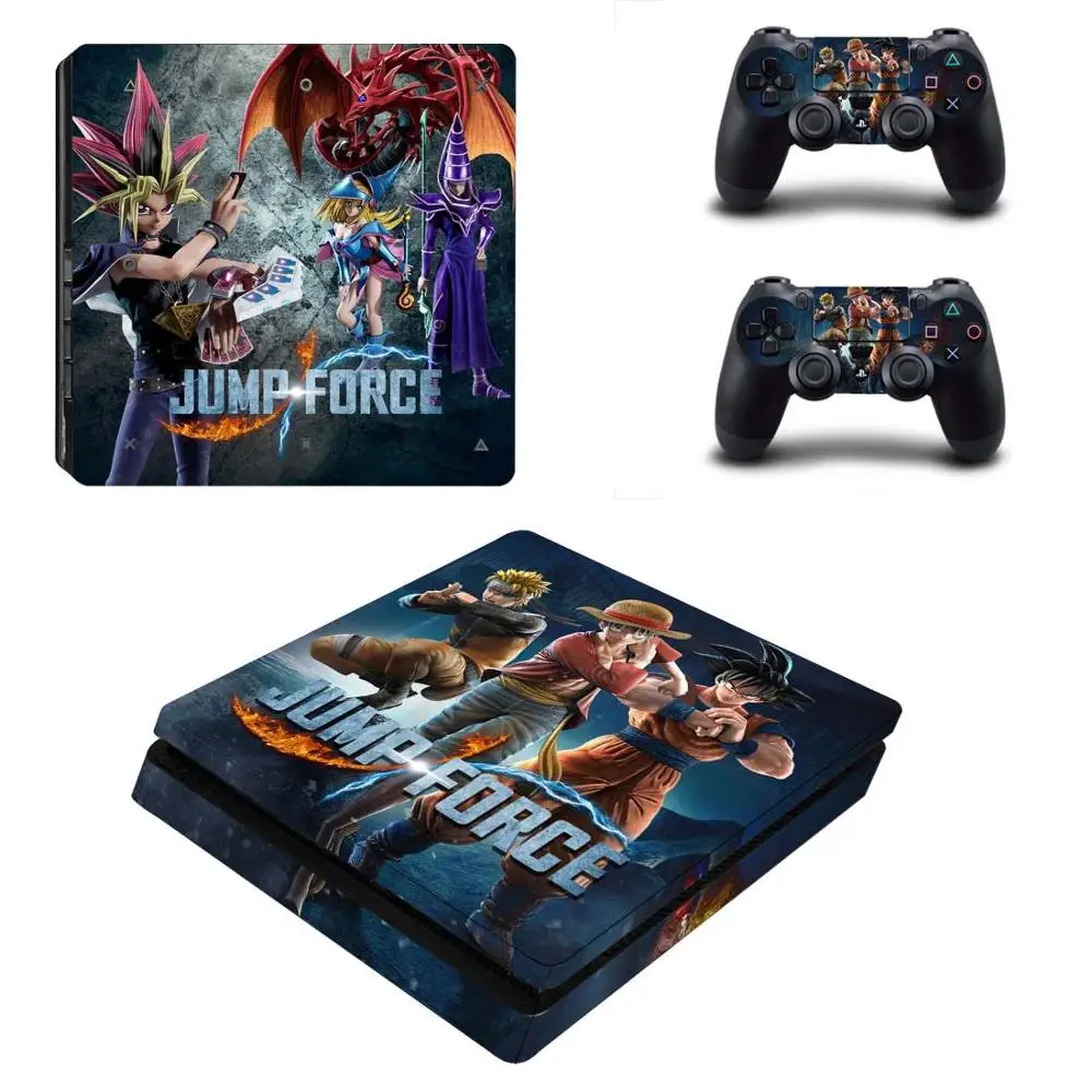Jump Force стикер s PS4 Slim Skin Play station 4 тонкие Стикеры для playstation 4 тонкая консоль и контроллер