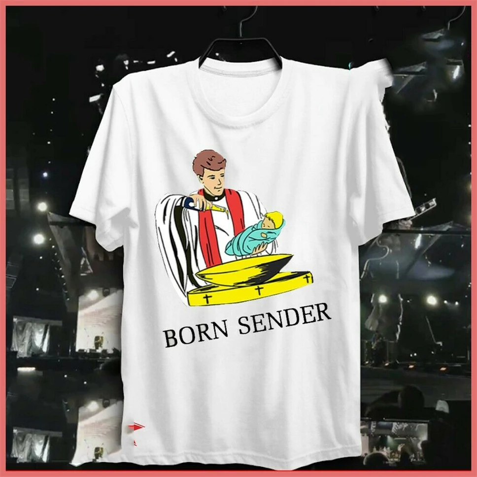Винтажная футболка для мальчиков с принтом «Nelk», «Full Send Born Sender», футболка с графическим рисунком, 32-я 30-я 40-я 50-я футболка на день рождения