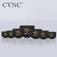 CVNC 6-12 Inch Chakra Frosted Quartz Crystal Singing Bowl OM Design Set of 7pcs CEEFGAB Note for Sound Healing Sleep Improvement