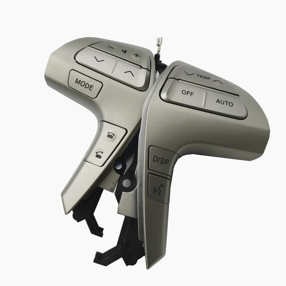 FaroeChi UV серебро рулевое колесо аудио переключатель управления для 2006-2011 Toyota Camry