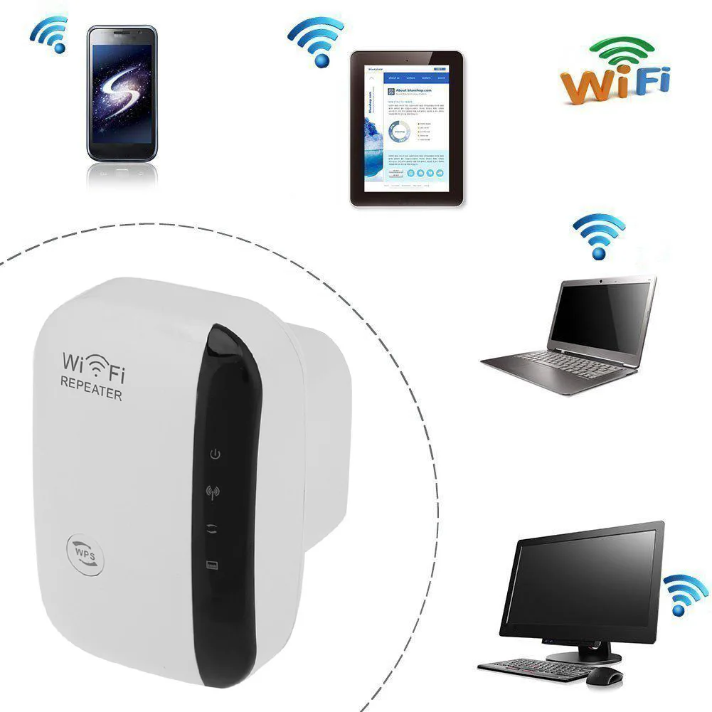 ALLOYSEED Беспроводной Wi Fi ретранслятор WiFi расширитель диапазона маршрутизатор