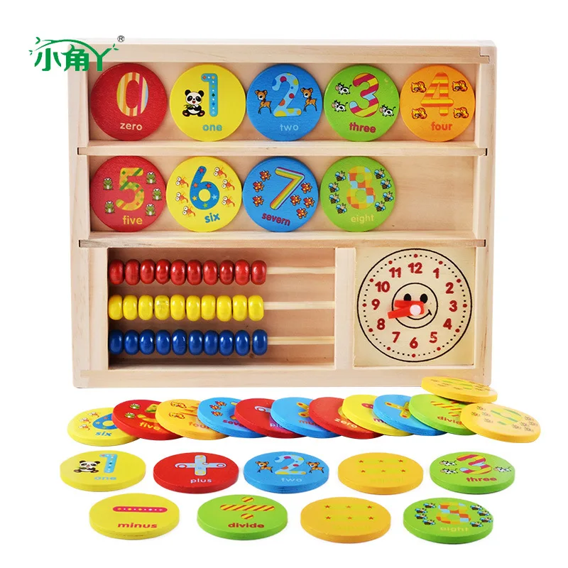 

Wooden Multi-functional Wafer Educational Toy Infant Early Childhood Educational Toy