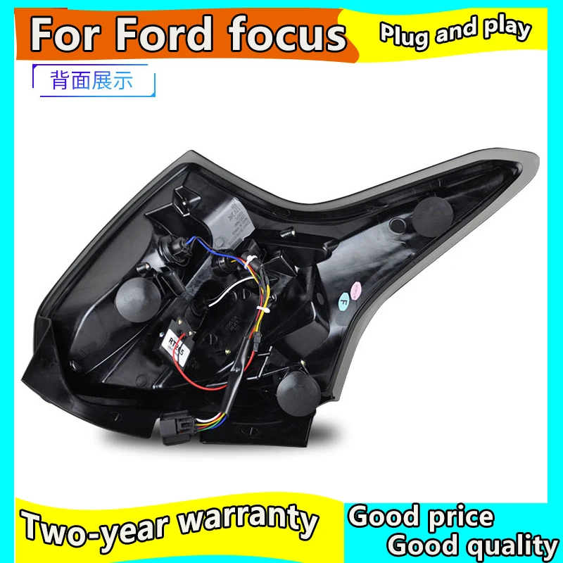 Динамической видео для 2012 2013 2014 год FORD Focus 3 хэтчбек Светодиодные ленты задний