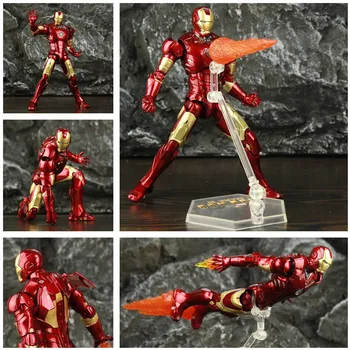 

NEW 2020 Classic Iron Man MK3 MK2 7" Movie Action Figure Mark III Mark 3 2 Avenger Ironman Tony Stark Legends ZD Toys Doll Model