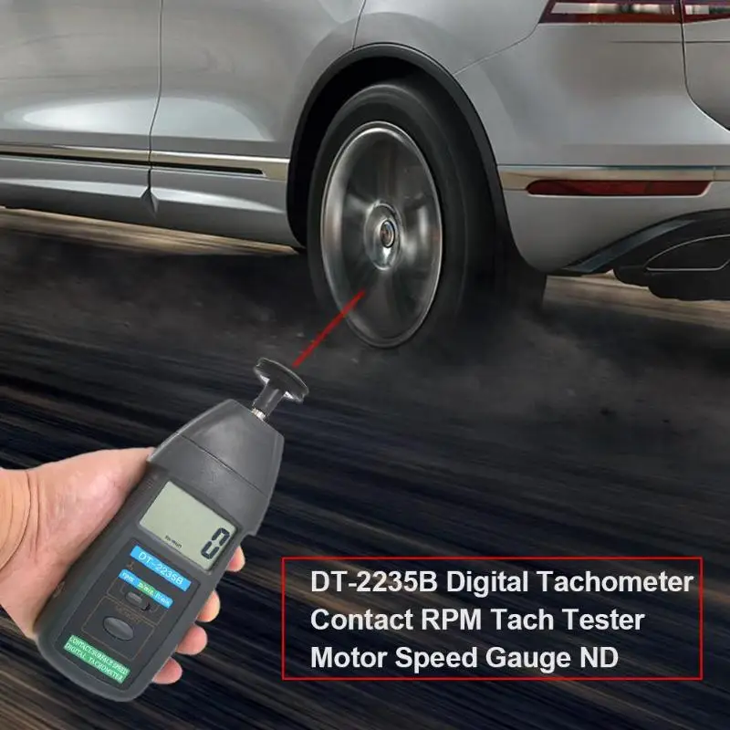 DT-2235B цифровой RPM Тахометр портативный Практичный Прочный 2,5-999,9 1000-99999 стробоскопы скорость ветра метр Манометр Анемометр