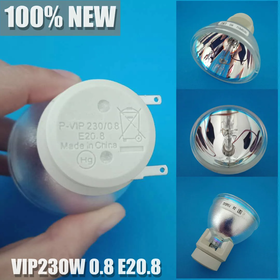 Оригинальная неизолированная лампа и RLC-061 / P-VIP 230/0.8 E20.8 для проекторов VIEWSONIC Pro8200