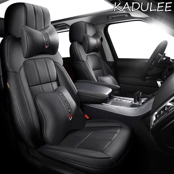 

KADULEE Custom Leather car seat cover For FIAT Bravo Freemont Punto Linea Viaggio Ottimo Automobiles Seat Covers car seats