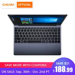 CHUWI HeroBook 14,1 дюйма ноутбук с системой Windows 10 Intel E8000 4 ядра 4 Гб Оперативная память 64 Гб Встроенная память Тетрадь с полной раскладка клавиатуры