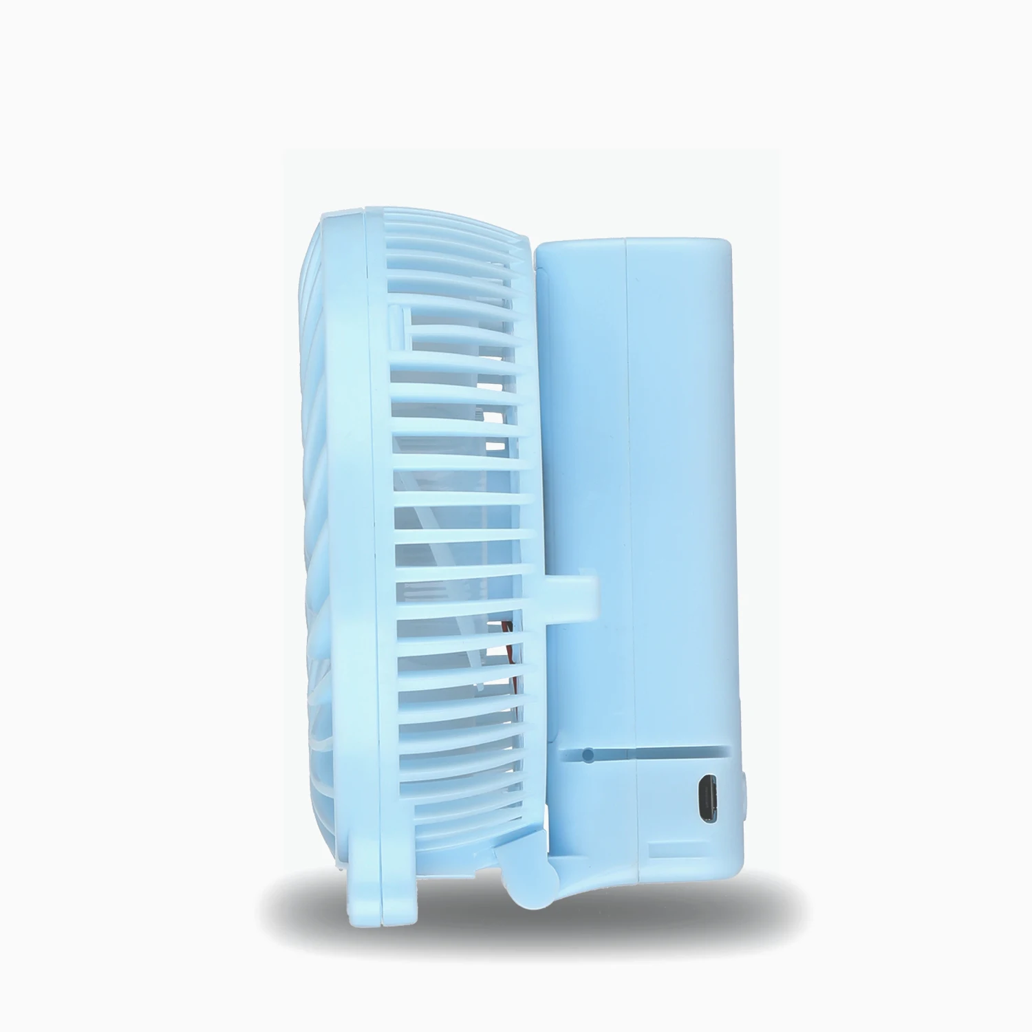 Портативный ручной вентилятор USB Перезаряжаемый складной мини кулер 3 скорости