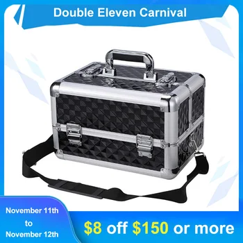 

Three-layer large-capacity hardware tool box Household portable toolbox Multifunctional electrician maintenance storage box