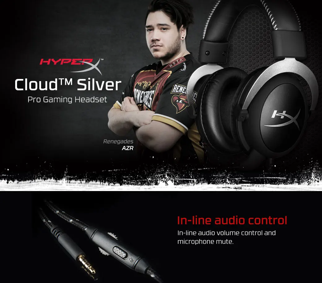 HyperX Cloud Virtual 7,1 объемный звук USB звуковая карта продается отдельно облачная игровая гарнитура