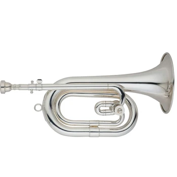 

High quality nickel plated bugle horn