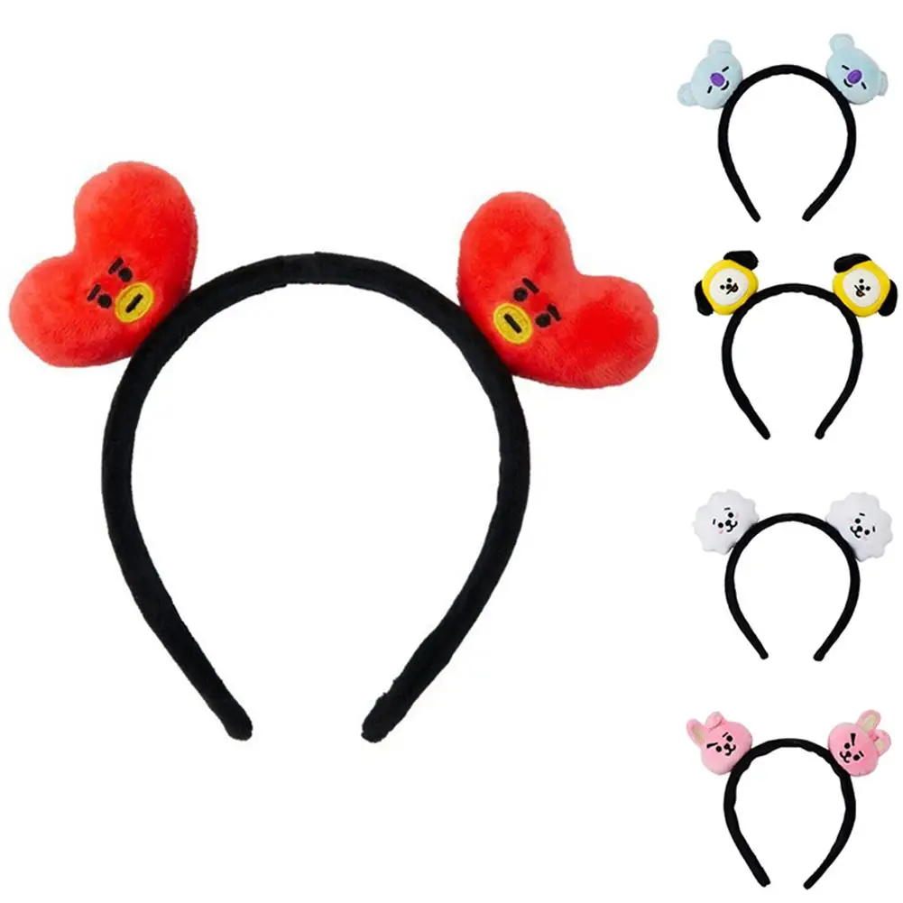 

Lovely Children Girl Plush Animal Heart Hairband Rabbit Ear Hair Hoop Accessory