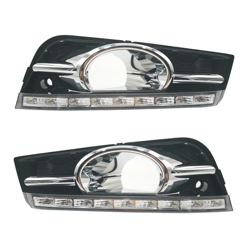 Дневные ходовые огни CSCSNL для Chevrolet cruze 2009 2010 2011 2012 2013 2014 дневные с желтым сигналом 2