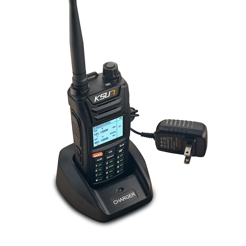 Рация KSUN X UV68D Talkie 8W VHF UHF Двухдиапазонная портативная двухсторонняя Любительская