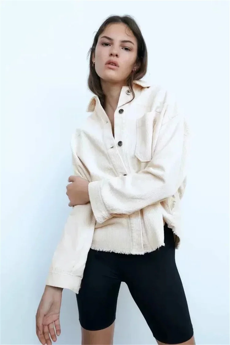 

Vintage Shirt Women Girl Single Breasted Lapel Cardigan Coat Autumn Winter New Style Solid Casual Streetwear Travel Jackets
