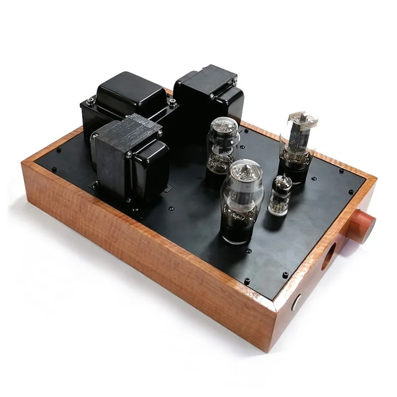 

6N1/6N2 6P3P EL34 6L6 5881 Walnut chassis amplifier, tube amp, rated output: 7w+7w