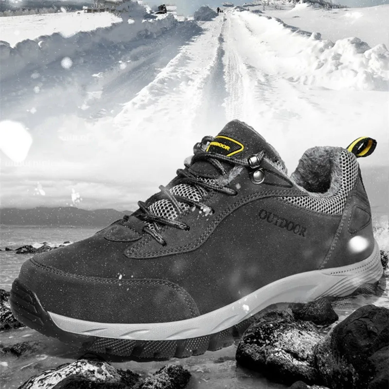 Осенне-зимние кроссовки Мужская обувь дышащая повседневная прогулочная Обувь На