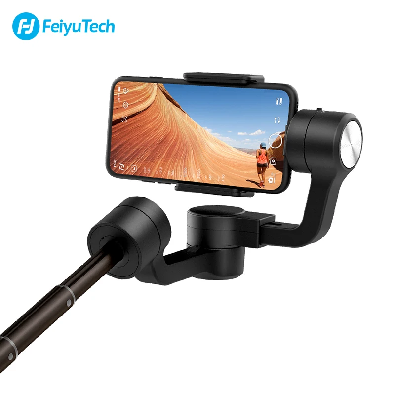FeiyuTech Vimble 2s Смартфон карданный 3-осевой Карманный шарнирный стабилизатор с 180 мм телескопическая стойка для iPhone 11 XIAOMI samsung HUAWEI