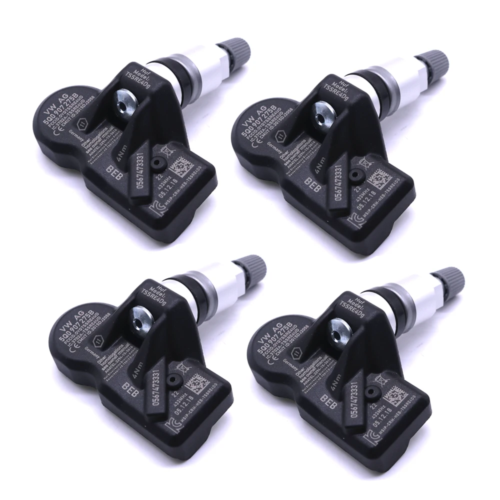Для 2016-2024 Audi Q2 (GA) Q3 (8U) Q4 Q5 (8R) Q7 Q8 R8(42) RS7 TT 433MHz TPMS датчик давления воздуха в шинах 5Q0907275