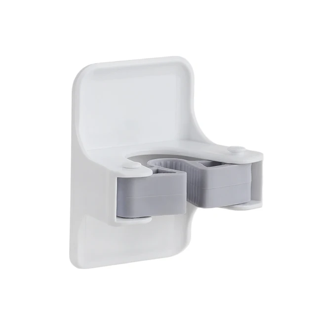 Görgős Mop-Tartók Fali Tartó, Mop Racks Tartók Önmaga Ragasztó Nincs Fúrás Szuper Csúszásgátló, Seprű Dustpan Fogas Otthoni Házhoz - Image 5