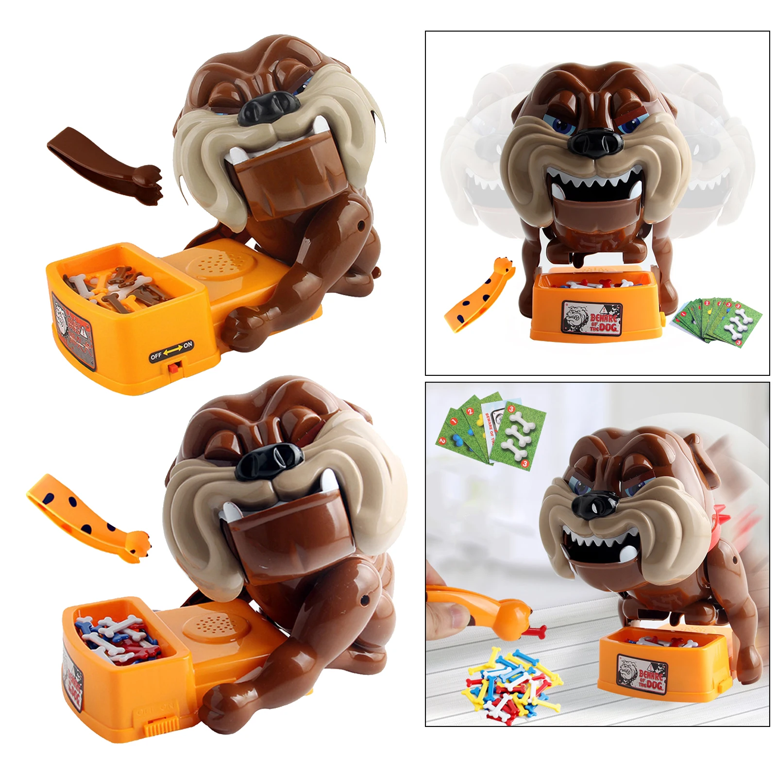 Bad Dog Tricky Funny Toys Table Happy Games Pressing Bones for Parents Family