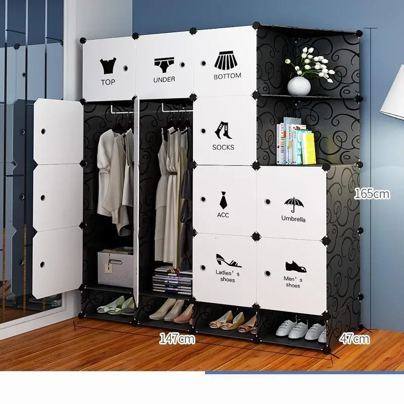 Mobilya туалетный Penderie De Rangement Ropero мебель Armario Armoire/рада предложить покупателям кровать Mueble Спальня мебель шкаф для одежды - Цвет: Version J