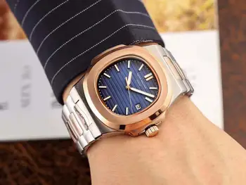 

Patek Philippe-2020 Fashion Trend Men's Multifunctional Stainless Steel Nautilus Automatic Date Mechanical Watch AAAA Watch
