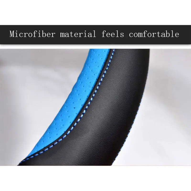 1 шт. Универсальный Дышащий нескользящий прочный Чехол рулевого колеса автомобиля четыре сезона