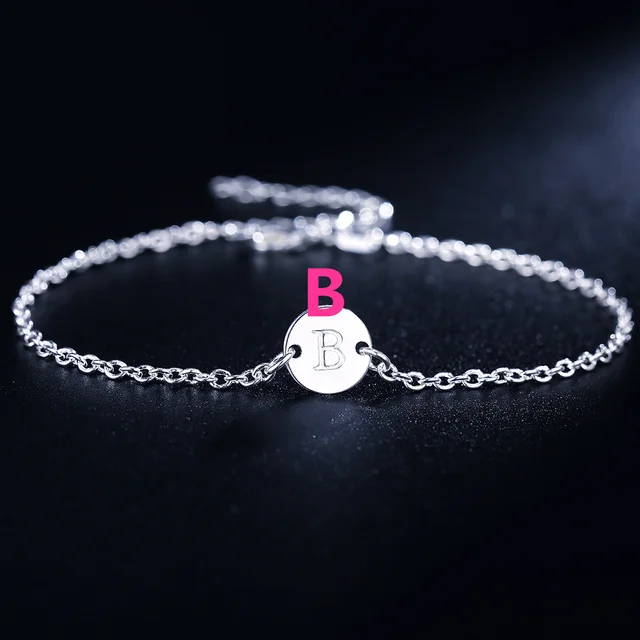 silvercolor letter B