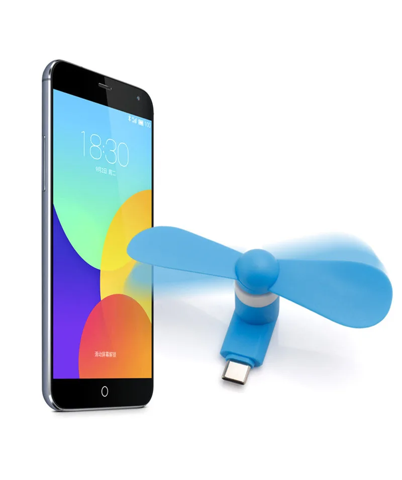 Type-c Fan USB Flexible Mini Mobile Phone Fans Android Type C Hand Fan Cooler For Huawei For Samsung Xiaomi Notebook