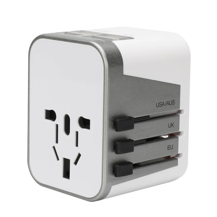 Универсальный Мульти-штекер Адаптер зарядное устройство 4usb преобразования разъем преобразования гнездо конвертер JR предложения