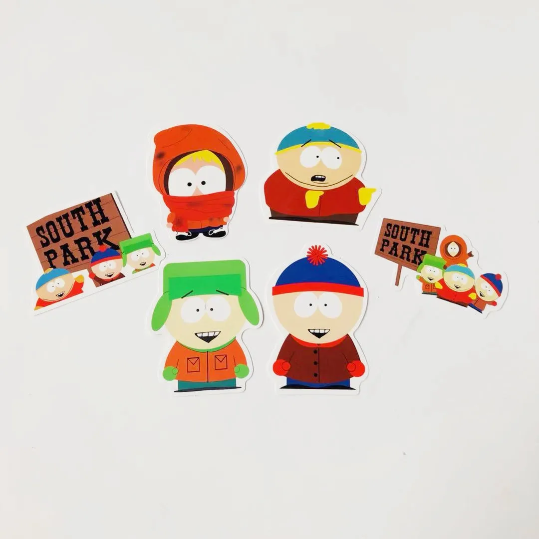 Southpark Южная парк клейкая бумага планшет скейтборд мобильный телефон компьютер водостойкая клейкая бумага Внешняя торговля Горячая