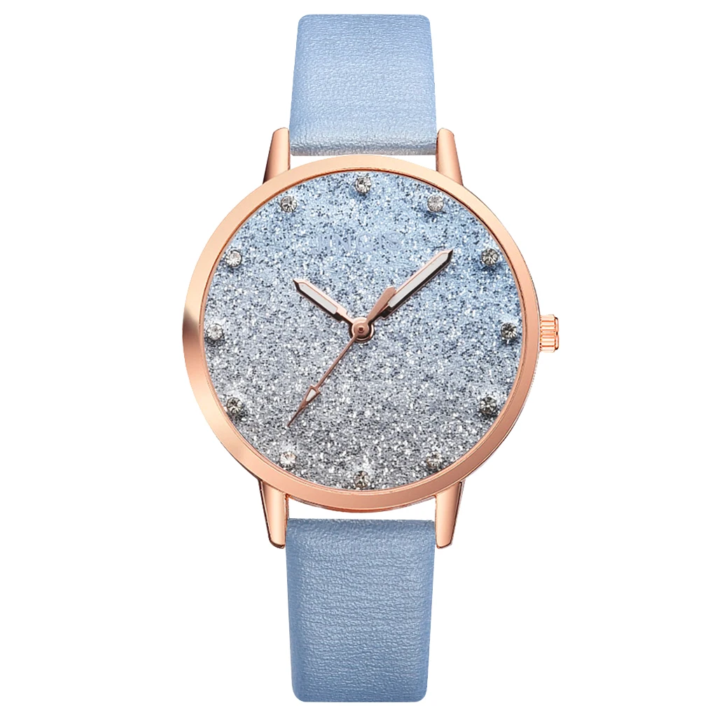 2021 Women Watches Bracelet Starry Sky Ladies Bracelet Watch Casual Leather Quartz Wristwatch Clock Relogio Feminino 