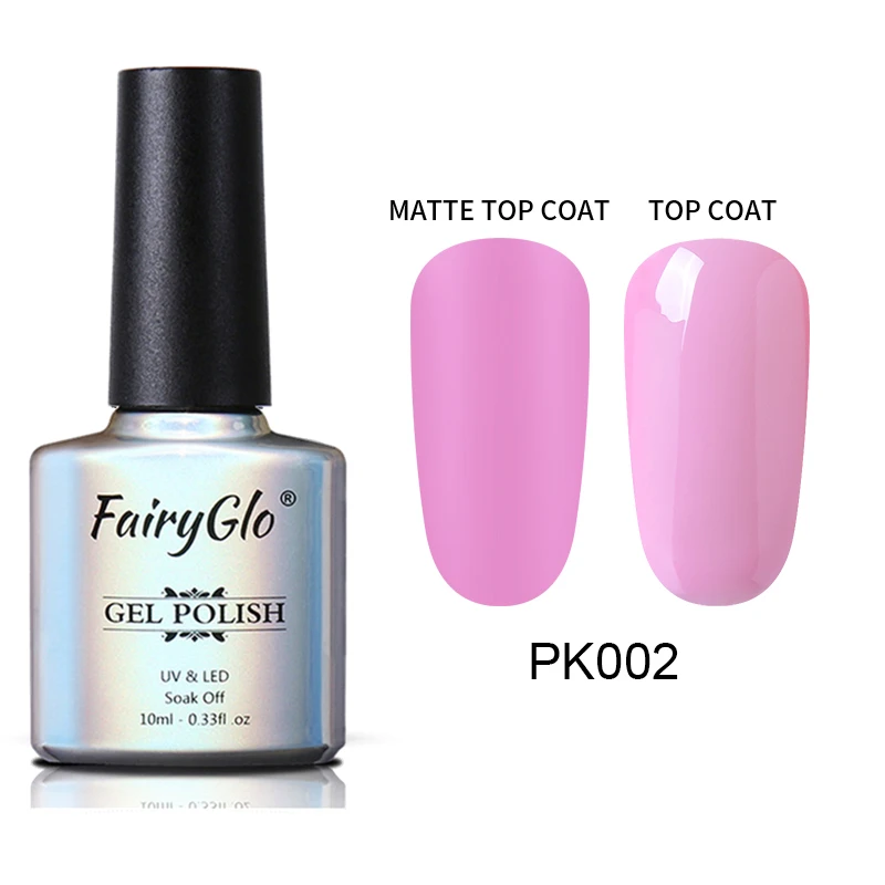 FairyGlo 10 мл серая серия УФ-гель для ногтей матовое верхнее покрытие цвет полуперманентный замачиваемый УФ-гель лак Сделай Сам дизайн ногтей гель-эмаль - Цвет: PK002