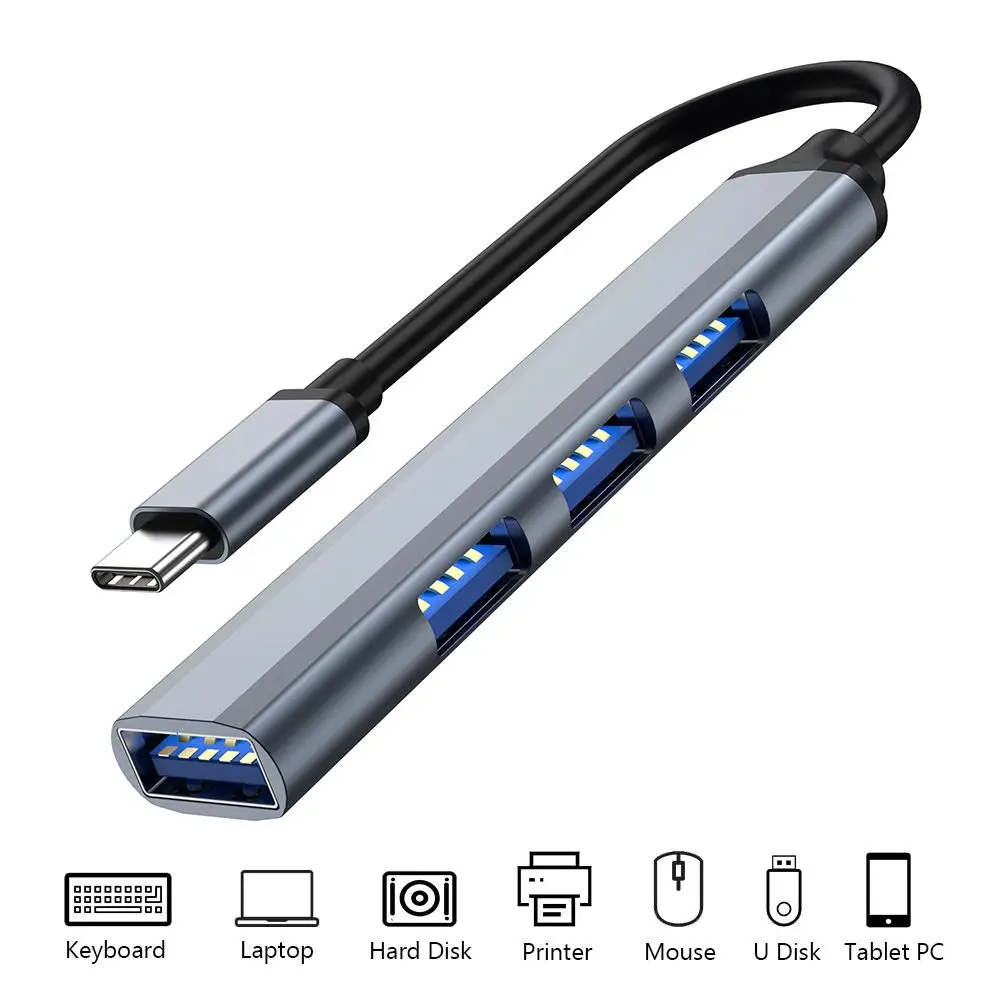 Разветвитель-расширитель USB Type-C на 30 4 порта | Компьютеры и офис
