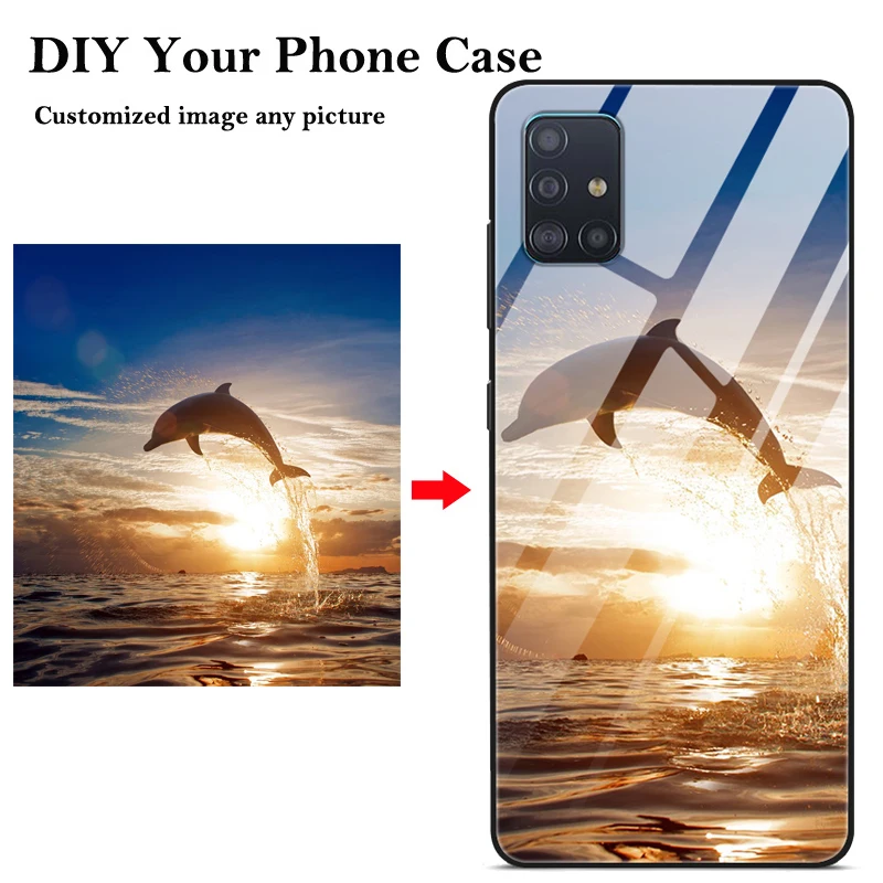 Стеклянный чехол для Samsung Note 10 Lite S20 FE S10 Plus S10E 20 Ultra A21S A31 A41 A51 A71 M51 | Мобильные