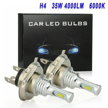 

Halogen LED Headlight Daytime driving Car H4 9003 HB2 Bulb Canbus 8000LM