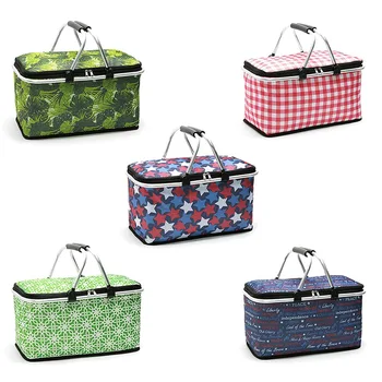 

Outdoor Picnic Bag Camping Portable Holiday Trunk Cooling Box Travel Shopping Basket