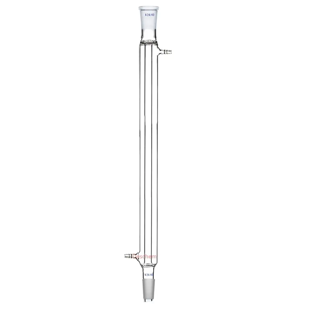 Glass Graham Condenser 400mm Jacket Length with 24/40 Joint Distillation Kit Equipment Apparatus 